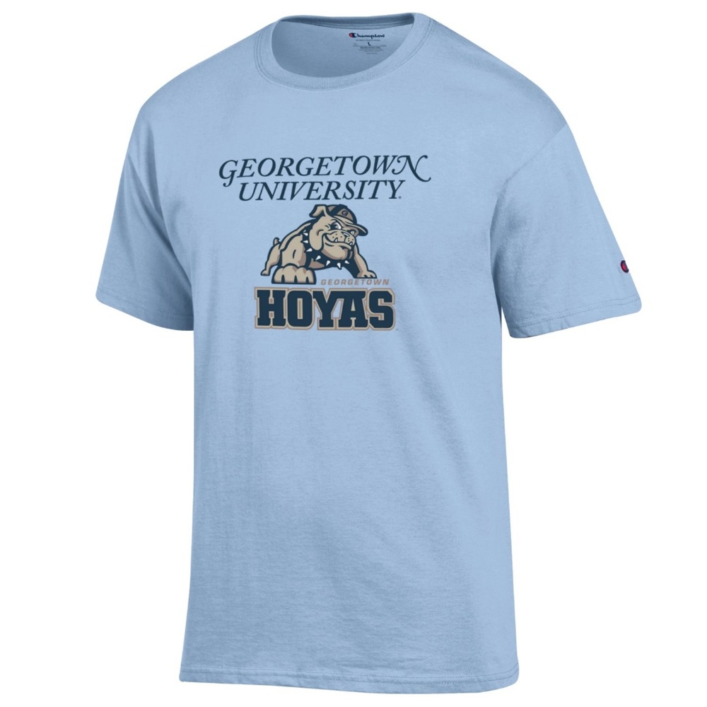 Georgetown University Hoyas Tee Shirt, Blue